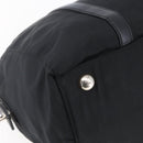 PRADA Hand Bag Nylon Black Silver Auth 152947-14