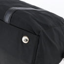 PRADA Hand Bag Nylon Black Silver Auth 152947-15