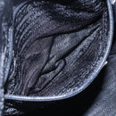 PRADA Hand Bag Nylon Black Silver Auth 152947-22