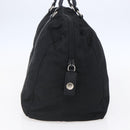 PRADA Hand Bag Nylon Black Silver Auth 152947-3