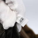 PRADA Tote Bag Nylon Beige Silver Auth 152951-12