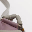 PRADA Backpack Nylon Pink Silver Auth 152952-10