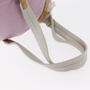 PRADA Backpack Nylon Pink Silver Auth 152952-11