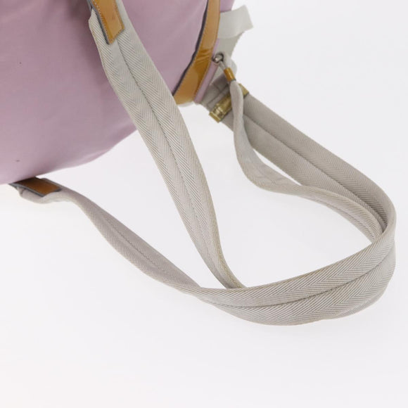 PRADA Backpack Nylon Pink Silver Auth 152952