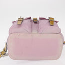 PRADA Backpack Nylon Pink Silver Auth 152952-13