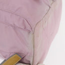 PRADA Backpack Nylon Pink Silver Auth 152952-14