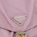 PRADA Backpack Nylon Pink Silver Auth 152952-21