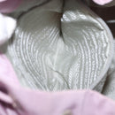 PRADA Backpack Nylon Pink Silver Auth 152952-28