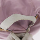 PRADA Backpack Nylon Pink Silver Auth 152952-7