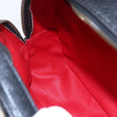 CELINE Shoulder Bag Leather Black Gold Auth 152953-20