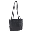 PRADA Shoulder Bag Leather Black Auth 152954-1