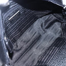 PRADA Shoulder Bag Leather Black Auth 152954-18