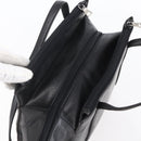 PRADA Shoulder Bag Leather Black Auth 152954-6