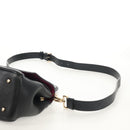 Christian Dior Lady Dior Be Dior Small Bag Leather 2way Black Gold Auth 152955AV-11