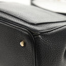 Christian Dior Lady Dior Be Dior Small Bag Leather 2way Black Gold Auth 152955AV-16