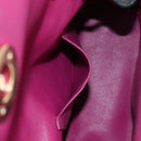 Christian Dior Lady Dior Be Dior Small Bag Leather 2way Black Gold Auth 152955AV-25