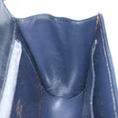 GUCCI GG Canvas Horsebit Chain Shoulder Bag PVC Navy Gold Auth 152956-19