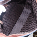 Christian Dior Street Chic Shoulder Bag Denim Leather Navy gold Auth 152959-19