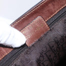 Christian Dior Street Chic Shoulder Bag Denim Leather Navy gold Auth 152959-23