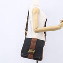 Christian Dior Street Chic Shoulder Bag Denim Leather Navy gold Auth 152959-24