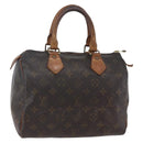 LOUIS VUITTON Monogram Speedy 25 Hand Bag M41528 LV Auth 152960-1