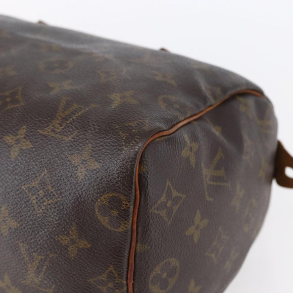 LOUIS VUITTON Monogram Speedy 25 Hand Bag M41528 LV Auth 152960