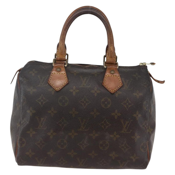 LOUIS VUITTON Monogram Speedy 25 Hand Bag M41528 LV Auth 152960