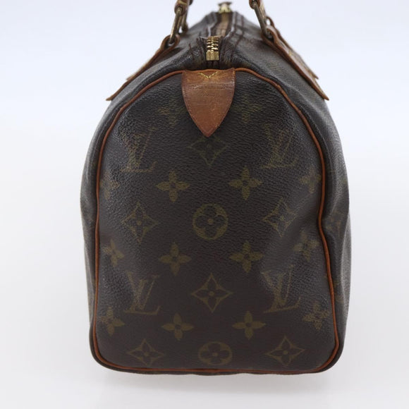 LOUIS VUITTON Monogram Speedy 25 Hand Bag M41528 LV Auth 152960