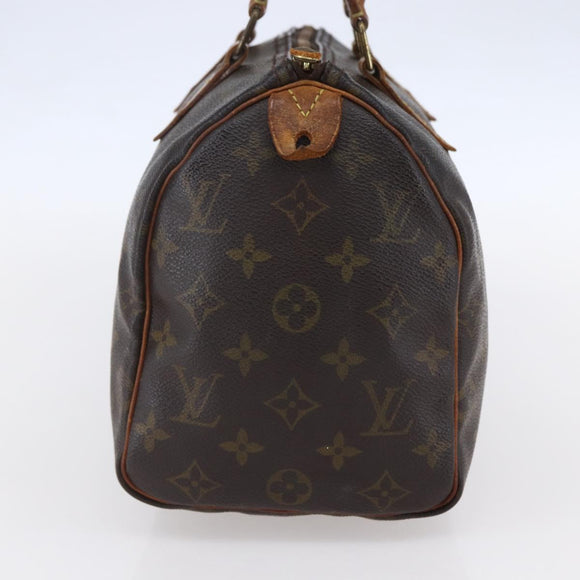 LOUIS VUITTON Monogram Speedy 25 Hand Bag M41528 LV Auth 152960
