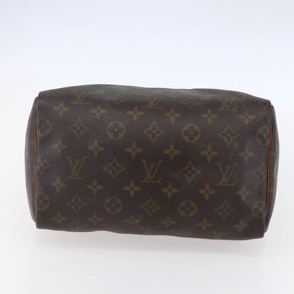 LOUIS VUITTON Monogram Speedy 25 Hand Bag M41528 LV Auth 152960