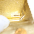 CHANEL Mini Matelasse Chain Shoulder Bag Lamb Skin Gold CC Auth 152962-11