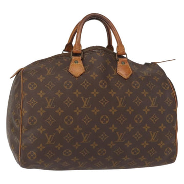 LOUIS VUITTON Monogram Speedy 35 Hand Bag M41524 LV Auth 152963