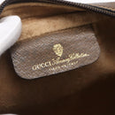 GUCCI GG Supreme Web Sherry Line Bag PVC Beige Gold 904 02 004 Auth 152967-19