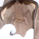 GUCCI GG Supreme Web Sherry Line Bag PVC Beige Gold 904 02 004 Auth 152967-21