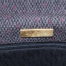 SAINT LAURENT Shoulder Bag PVC Leather Black Gold Auth 152971-10