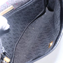 SAINT LAURENT Shoulder Bag PVC Leather Black Gold Auth 152971-11