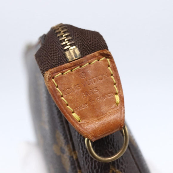 LOUIS VUITTON Monogram Pochette Accessoires Pouch M51980 LV Auth 152981