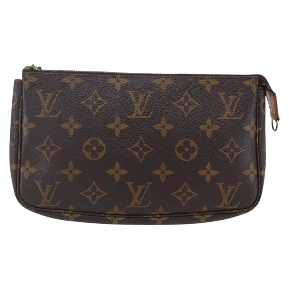 LOUIS VUITTON Monogram Pochette Accessoires Pouch M51980 LV Auth 152981
