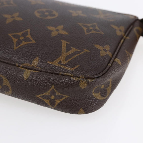 LOUIS VUITTON Monogram Pochette Accessoires Pouch M51980 LV Auth 152981