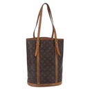 LOUIS VUITTON Monogram Bucket GM Shoulder Bag Vintage M42236 LV Auth 152984-1