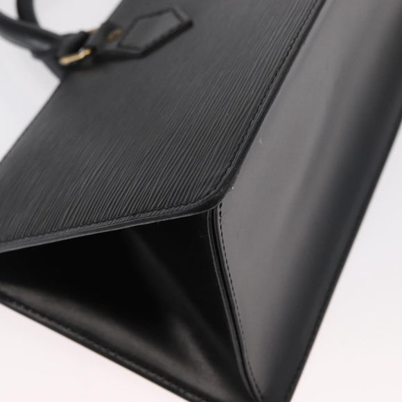 LOUIS VUITTON Epi Sac tri-angle Hand Bag Black M52092 LV Auth 152985