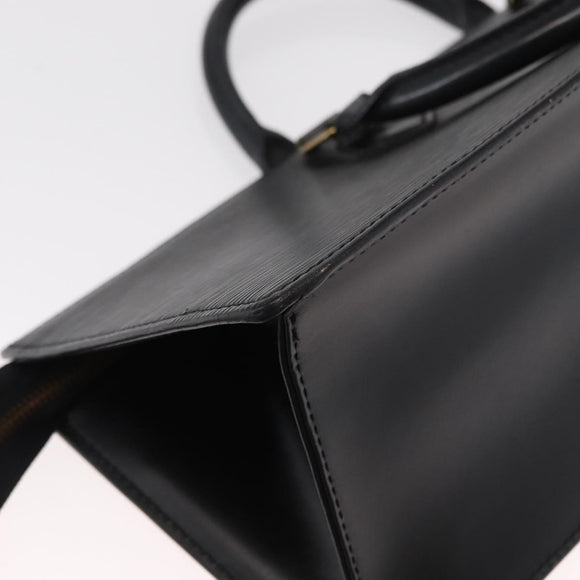 LOUIS VUITTON Epi Sac tri-angle Hand Bag Black M52092 LV Auth 152985