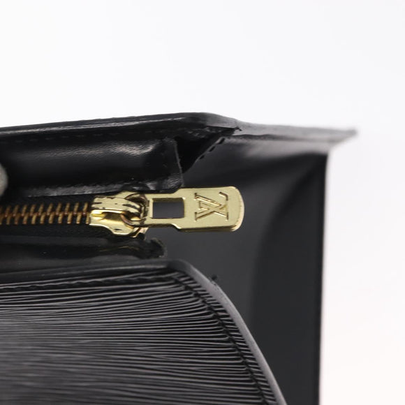 LOUIS VUITTON Epi Sac tri-angle Hand Bag Black M52092 LV Auth 152985