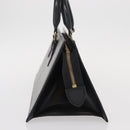 LOUIS VUITTON Epi Sac tri-angle Hand Bag Black M52092 LV Auth 152985-3