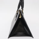 LOUIS VUITTON Epi Sac tri-angle Hand Bag Black M52092 LV Auth 152985-4