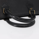 LOUIS VUITTON Epi Sac tri-angle Hand Bag Black M52092 LV Auth 152985-7