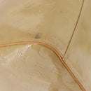 LOUIS VUITTON Monogram Vernis Mercer Boston Bag Beige M91000 LV Auth 152986-8
