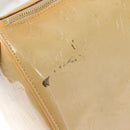 LOUIS VUITTON Monogram Vernis Mercer Boston Bag Beige M91000 LV Auth 152986-9