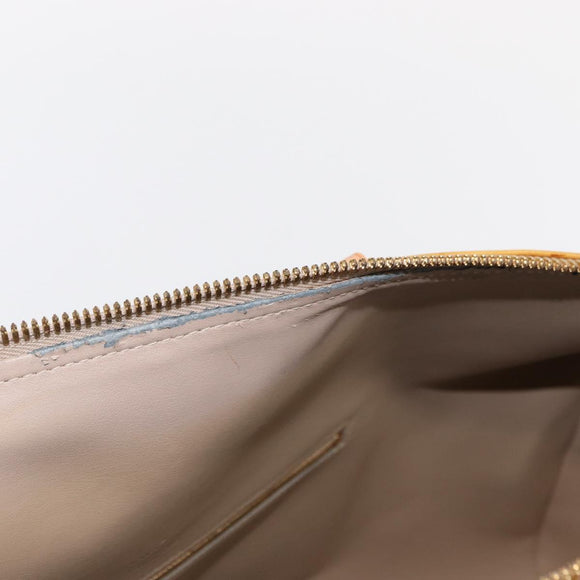 LOUIS VUITTON Monogram Vernis Mercer Boston Bag Beige M91000 LV Auth 152986