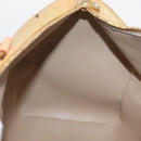 LOUIS VUITTON Monogram Vernis Mercer Boston Bag Beige M91000 LV Auth 152986-22